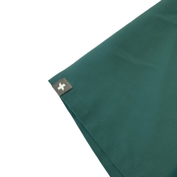 FIGS Technical Collection Women's sz XL Green V-Neck Top Pocket Scrubs FW1000 - Picture 5 of 10
